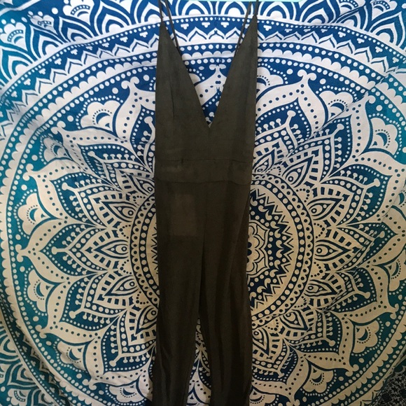 Pants - Olive Green Jumpsuit